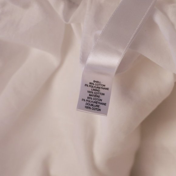 Vera Wang Lavender Label White Bubble Bottom Empire Dress - Picture 12 of 13